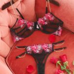 Floral Underwear set size 4XL /52