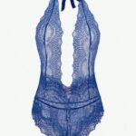 Blue Lingerie Bodysuit / size M/L