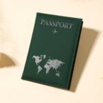 Green Passport Leather Cover