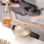 Elegant Brown Leather Watch