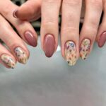 Floral Nail Set (24 pieces + Lime + colle)