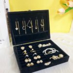 Jewelry Multi Grid Box (size M) Black / Beige / Gray