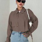 Elegant Trench Coat size: S/M