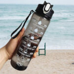 Black Transparent Cute Bottle 750 ml